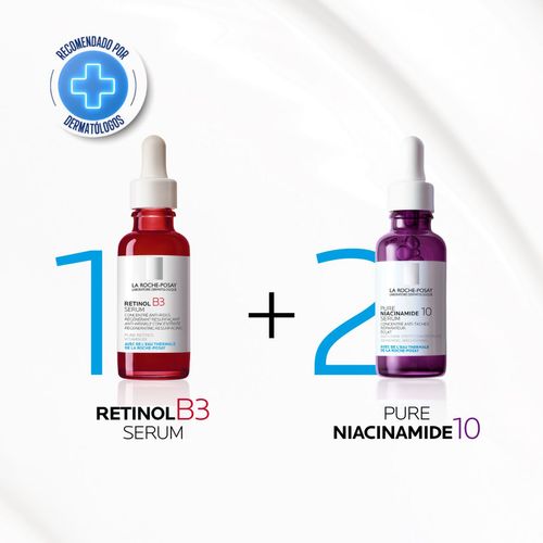 Combo serum niacinamida + serum retinol b3