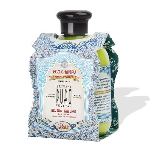 Shampoo eco sin sulfatos neutro hipoalergenico 300 ml