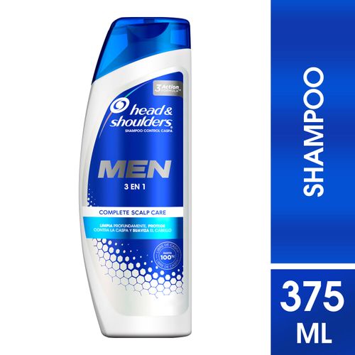 Shampoo 3 en 1 para hombres 375 ml