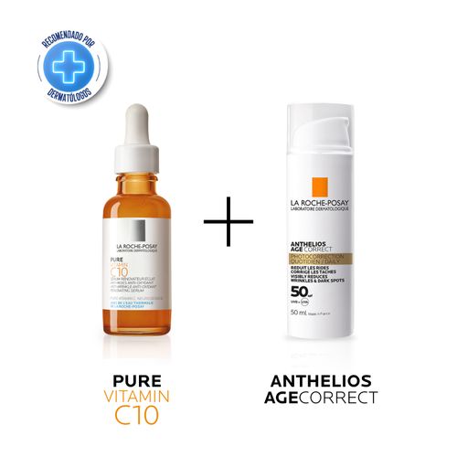 Combo pure vitamin c10 + anthelios age correct