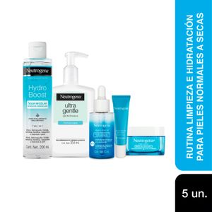 Combo rutina limpieza e hidratación piel normales a Secas