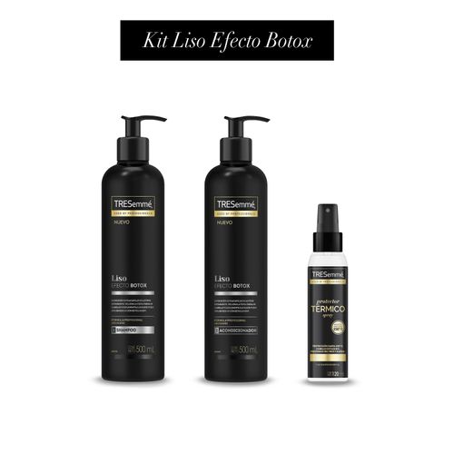 Combo liso efecto botox  con protector térmico