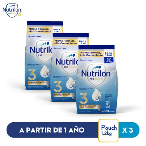 Combo fórmula láctea profutura 3 (3 pouch de 1,2 kg)