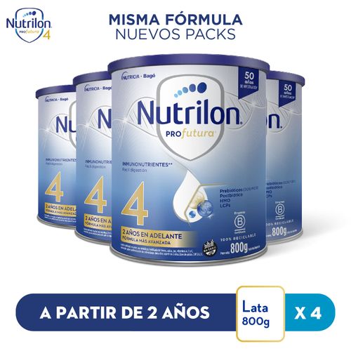 Combo fórmula láctea profutura 4 (4 latas de 800 grs)