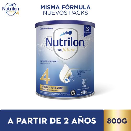 Combo fórmula láctea profutura 4 (1 lata 800 gr + 2 pouchs 1,2 kg + 24 bricks de 200 ml)