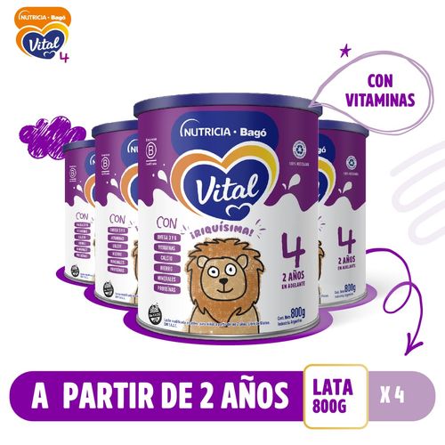 Combo leche infantil nutri plus 4 (4 latas de 800 grs)