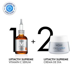 Combo liftactiv supreme serum vitamina c + crema de día