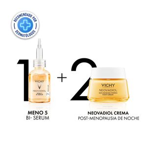 Combo neovadiol bi serum meno 5 + crema postmenopausia de noche