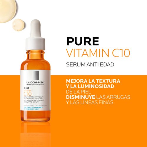 Combo pure vitamin serum C 10 + toleriane sensitive