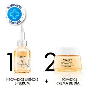 Combo neovadiol bi serum meno 5 + neovadiol crema de día