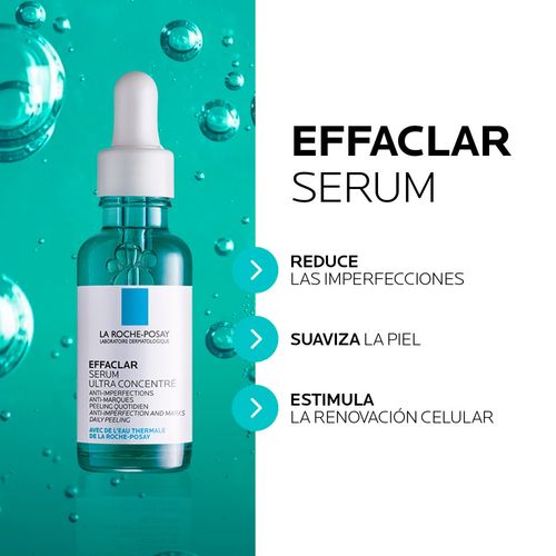 Combo effaclar serum imperfecciones + anthelios toque seco fps50+