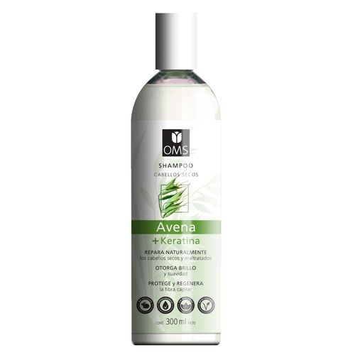 Combo shampoo y bálsamo avena + keratina 300 ml