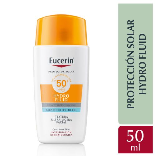 Hydro fluid protectorsolar facial fps 50 para todo tipo de piel 50 ml