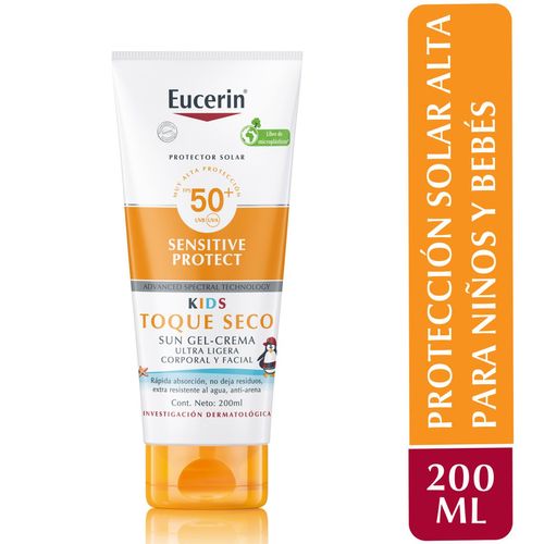 Sun kids protector solar corporal y facial piel sensible FPS 50+ 200 ml