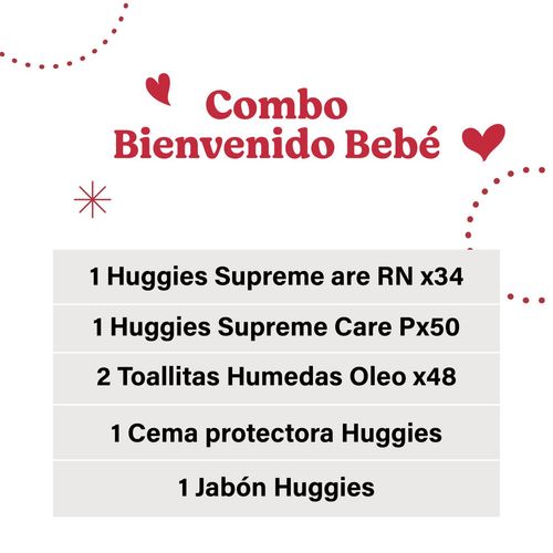 Combo bienvenido bebé