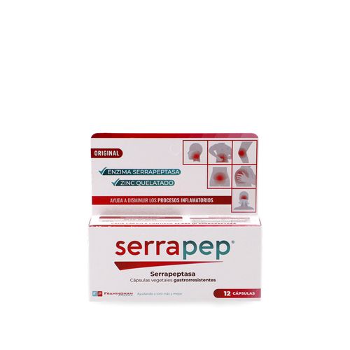 Serrapep antiinflamatorio (12 capsulas)