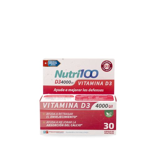 Nutri100 vitamina d3 4000 ui (30 comprimidos)