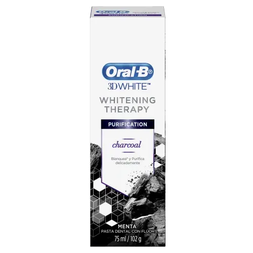 Crema dental 3d white therapy charcoal 102 gr