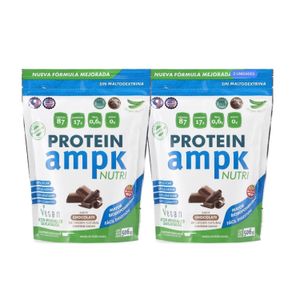 Combo Ampk batido de proteína vegana x2