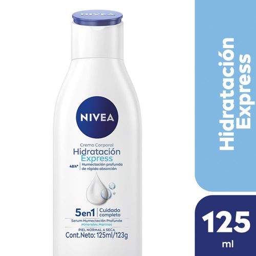 Crema corporal hidratación express piel normal a seca 125 ml