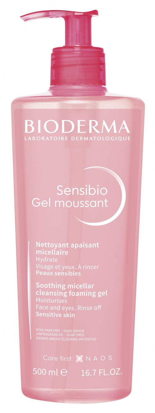 Sensibio gel moussant gel micelar limpiador piel sensible 500 ml