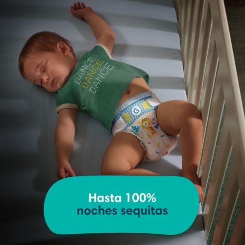 Pañales desechables baby dry hipoalergénico talle m (52 Unidades)