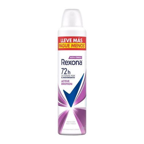 Desodorante antitranspirante en aerosol active emotion 250 ml