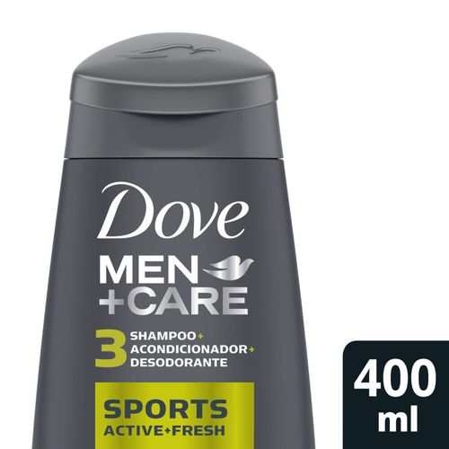 Shampoo sports active fresh 3en1 400 ml