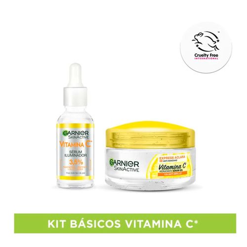 Combo básicos vitamina c: serum vitamina c y gel hidratnate vitamina c