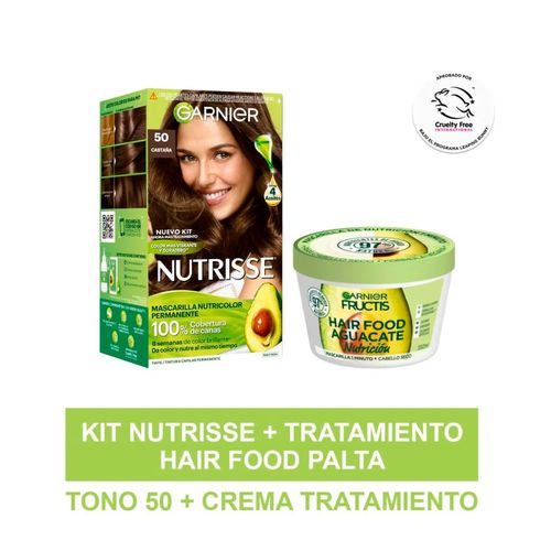 Combo tono 50 + hair food palta mascarilla
