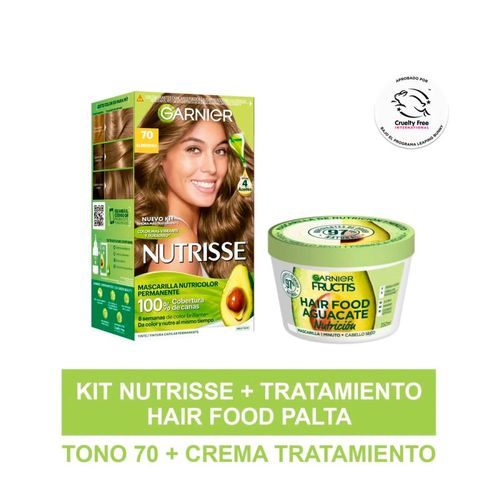 Combo tono 70 + hair food palta mascarilla
