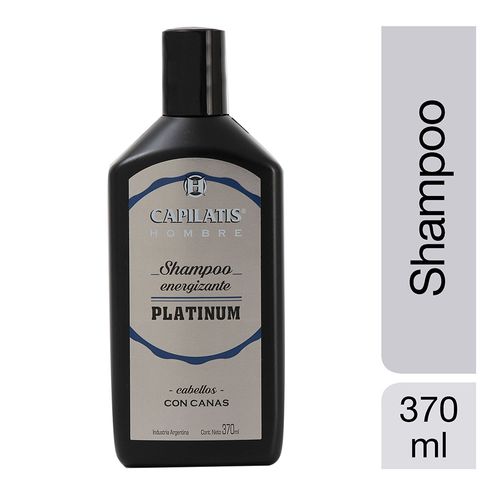 Shampoo energizante platinum línea hombre 370 ml