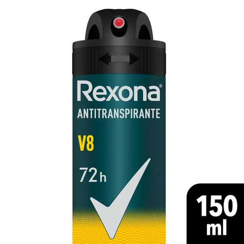 Desodorante antitranspirante v8 en aerosol 150 ml