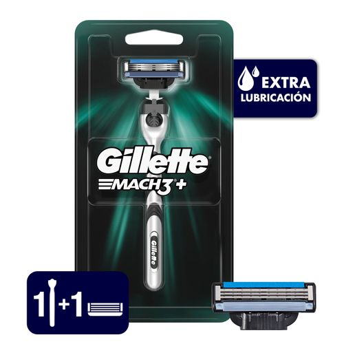 Máquina de afeitar extra lubricación mach3+ (1 unidad)