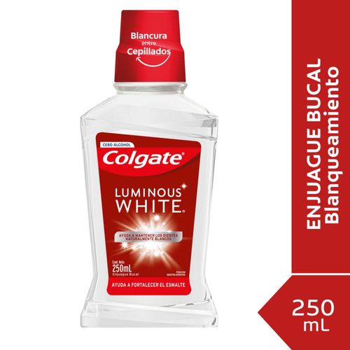 Enjuague bucal luminous white 250ml
