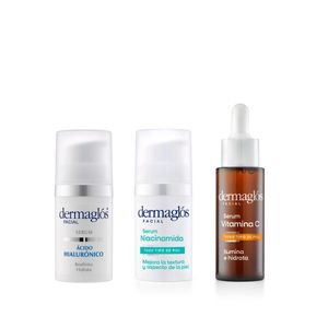 Combo serum hialurónico + vitamina c + niacinamida
