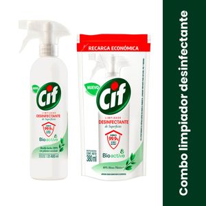 Combo limpiador desinfectante
