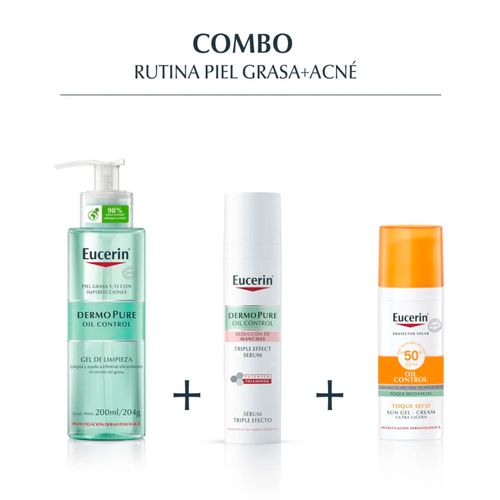 Combo rutina piel grasa + manchas acne