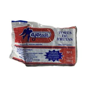 Torta de frutas n1 por 100 gr