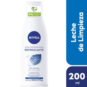 Leche limpiadora facial refrescante piel normal y seca 200 ml