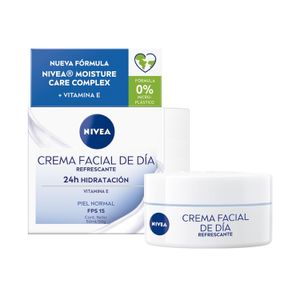 Crema facial de día essentials para piel normal fps 15 50 ml