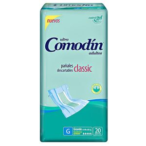 Pañal adulto clásico talle g (20 unidades)