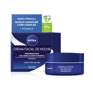 Crema facial de noche essentials regeneradora para piel normal 50 ml