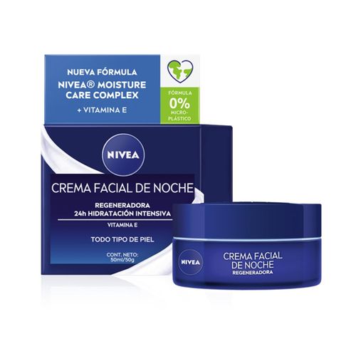 Crema facial de noche essentials regeneradora para piel normal 50 ml