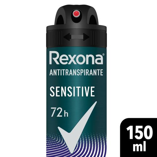 Desodorante antitranspirante sensitive en aerosol 150 ml