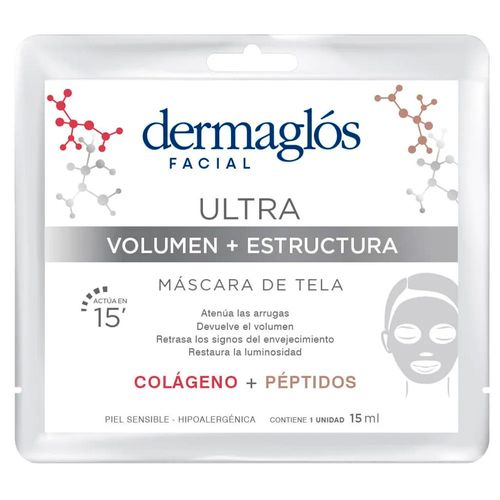 Máscara de tela ultra volumen + estructura 15 ml