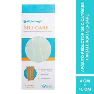 Apósito reductor de cicatrices sili-care 4 cm x 15 cm (2 unidades)
