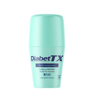 Crema corporal DiabetTX Antitranspirante Roll On 50 ml