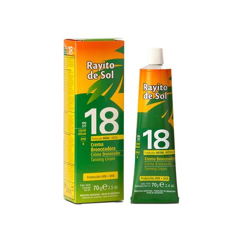 Crema bronceadora fps 18 70 gr