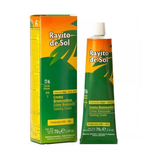Crema bronceadora fps 6 70 gr